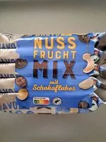Mängden socker i Nuss Frucht Mix mit Schokoflakes