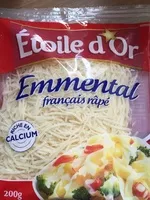 Mängden socker i Emmental français râpé