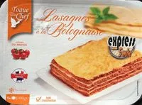 Mängden socker i Lasagnes à la Bolognaise