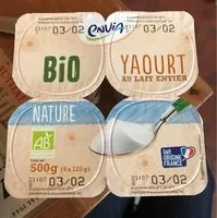 Mängden socker i Yaourt au lait entier - Bio