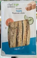 Mängden socker i Crudités Thon Mayonnaise allégée Maxi