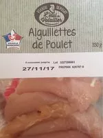 Mängden socker i Aiguillettes de poulet