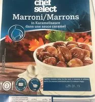 Mängden socker i Marroni/Marrons dans une sauce caramel