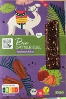 Mängden socker i Dattelriegel Haselnuss & Kakao