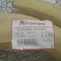 Mängden socker i Banana granel