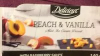 Mängden socker i Peach & vanilla