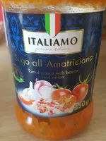 Mängden socker i Spaghettisauce Sugo al Amatricana