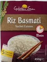 Mängden socker i Riz Basmati sachet cuisson