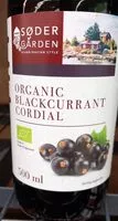 Mängden socker i Organic blackcurrant cordial