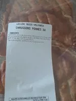 Mängden socker i Chaussons pommes x4