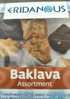 Mängden socker i Baklava assortment