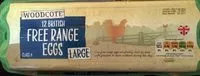 Mängden socker i 12 British free range eggs