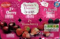 Mängden socker i Berries & Cherries Yogurts