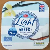 Mängden socker i Light Greek