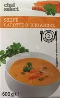 Mängden socker i Soupe carotte et coriandre