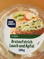 Mängden socker i Brotaufstrich Lauch und Apfel