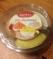 Mängden socker i Trío de hummus tomate seco, aceitunas y curry