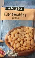 Mängden socker i Cacahuètes grillées non salées