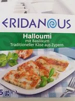 Mängden socker i Halloumi mit Basilikum