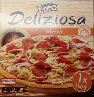 Mängden socker i Trattoria Alfredo Deliziosa Inferno