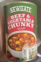 Mängden socker i Newgate beef and vegtable soup