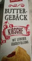 Mängden socker i Sondey Buttergebäck , Kirsche