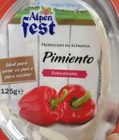 Mängden socker i Alpen Fest Pimiento