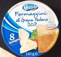 Mängden socker i Formaggini grana padano