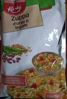 Mängden socker i Zuppa d'orzo e legumi