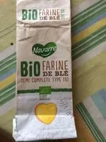 Mängden socker i Farine de blé semi complète type 110