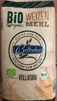 Mängden socker i Mehl Weizen Vollkorn