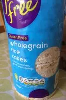 Mängden socker i Wholegrain rice cakes