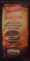 Mängden socker i Gluten Free Milk Chocolate Rice Cakes