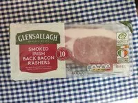Mängden socker i irish back bacon rashers