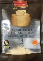 Mängden socker i Parmigiano reggiano DOP