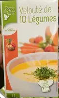 Mängden socker i Velouté 10 légumes