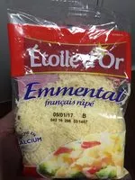 Mängden socker i Emmental  français Râpé (28 % MG)