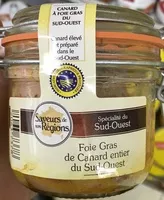 Mängden socker i Foie Gras de Canard entier du Sud-Ouest