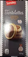 Mängden socker i Tartelettes ovales pur beurre chocolat-caramel