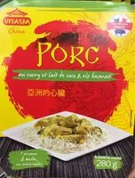 Mängden socker i Porc au Curry et Lait de Coco