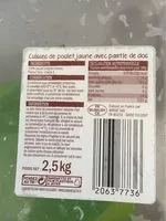 Mängden socker i Cuisses de Poulet Jaune