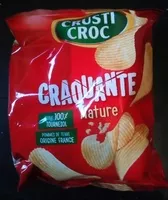 Mängden socker i Chips craquante nature