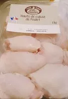 Mängden socker i Hauts de cuisse de poulet blanc