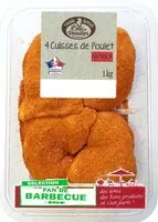 Mängden socker i 4 Cuisses de poulet au paprika