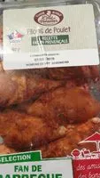 Mängden socker i Pilons de poulet à la provençale