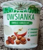 Mängden socker i Owsiankaowoce i orzechy