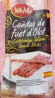 Mängden socker i Canitas, De Fuet Dolot