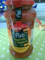 Mängden socker i Pistolet ratatouille à l'espagnole