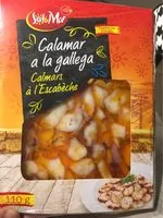 Mängden socker i Calmars à l'Escabèche