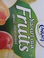 Mängden socker i Yaourt aux fruits avec morceaux